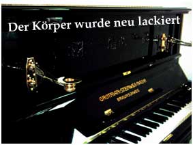 Lackierung - Alexander Ostrovski Klavierstimmer München Nord-West