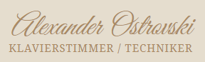 Alexander Ostrovski Klavierstimmer / Techniker Logo